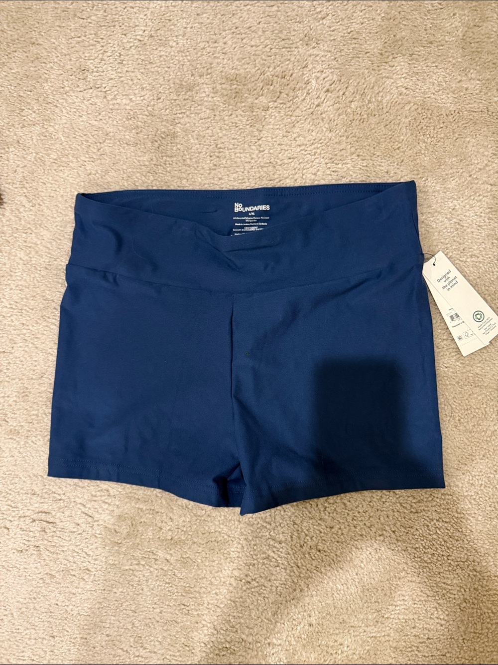 No Boundaries Navy Blue Women’s Bike/Active Shorts